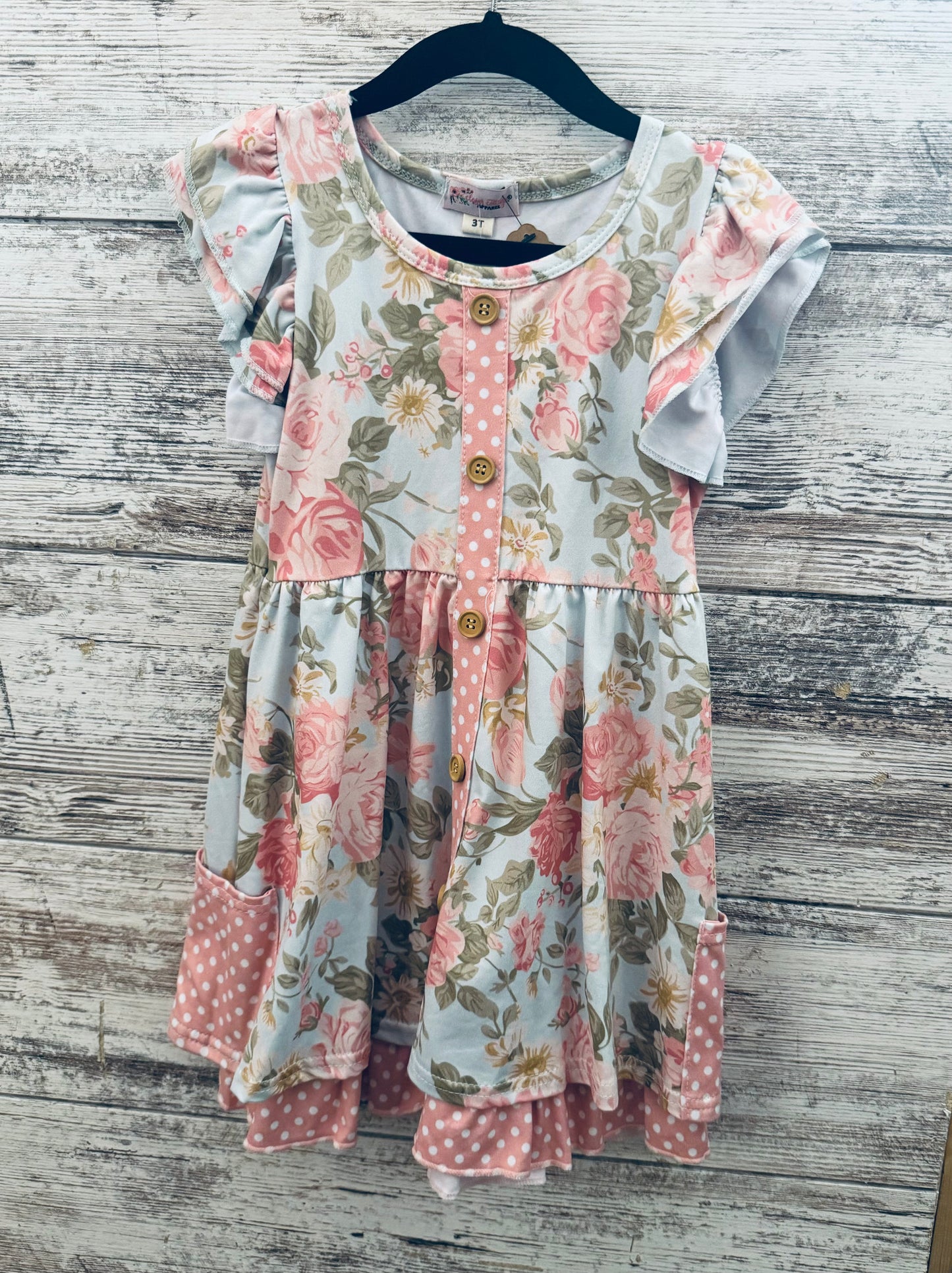 Item 353- Pink Rose Dress