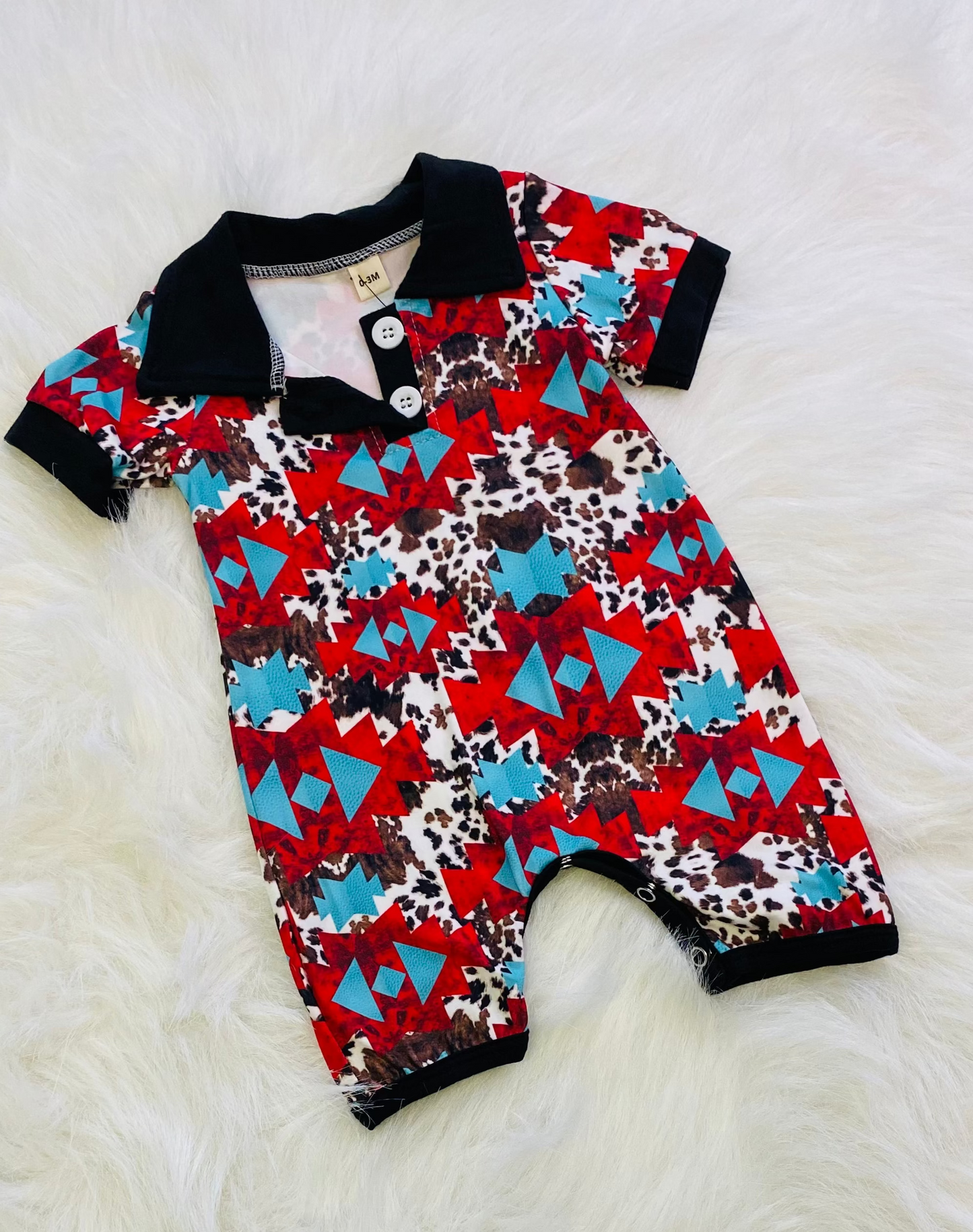 219- Cow Print Aztec