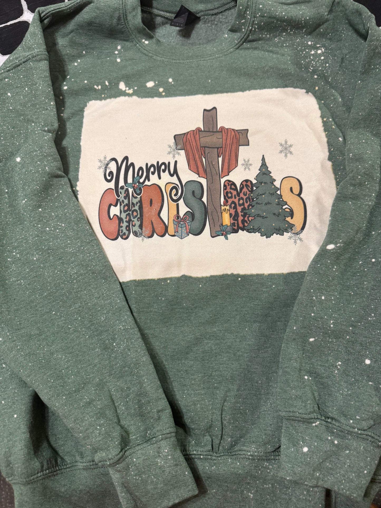 SSACM5 "Merry Christmas" Cross Sweatshirt