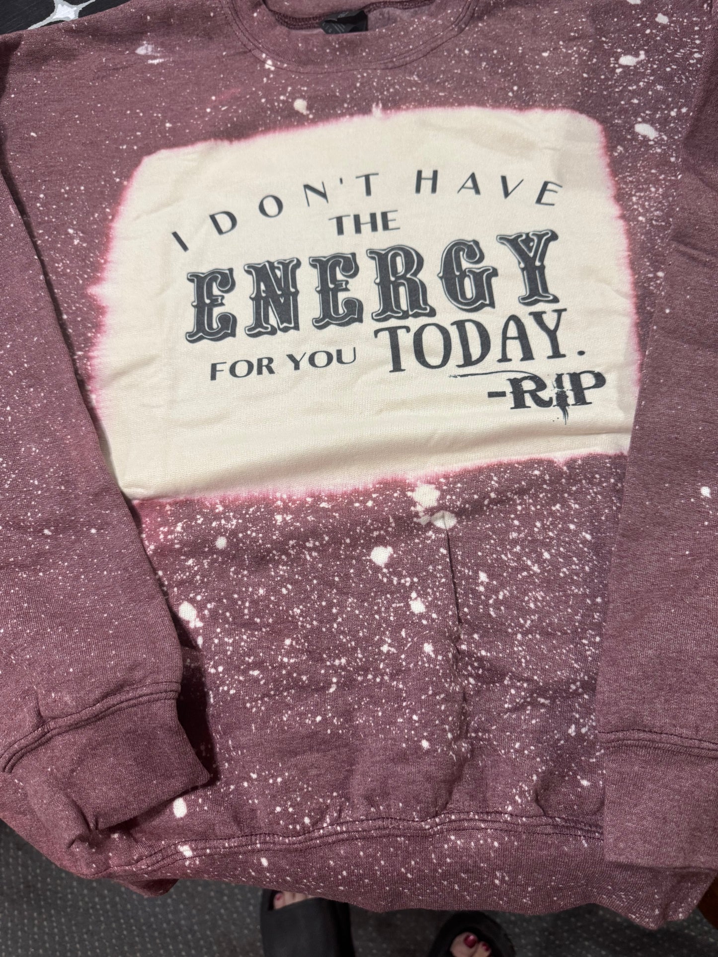 SSAED1 Energy Bleached Sweatshirt