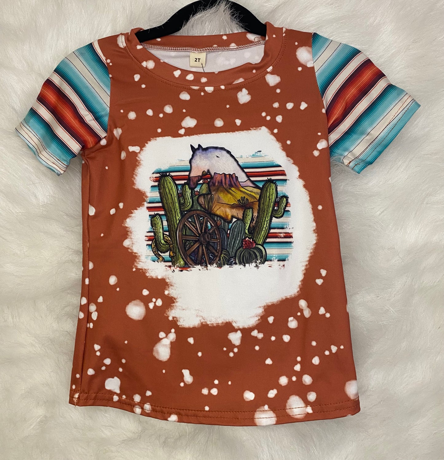 189 Brown Cactus Serape