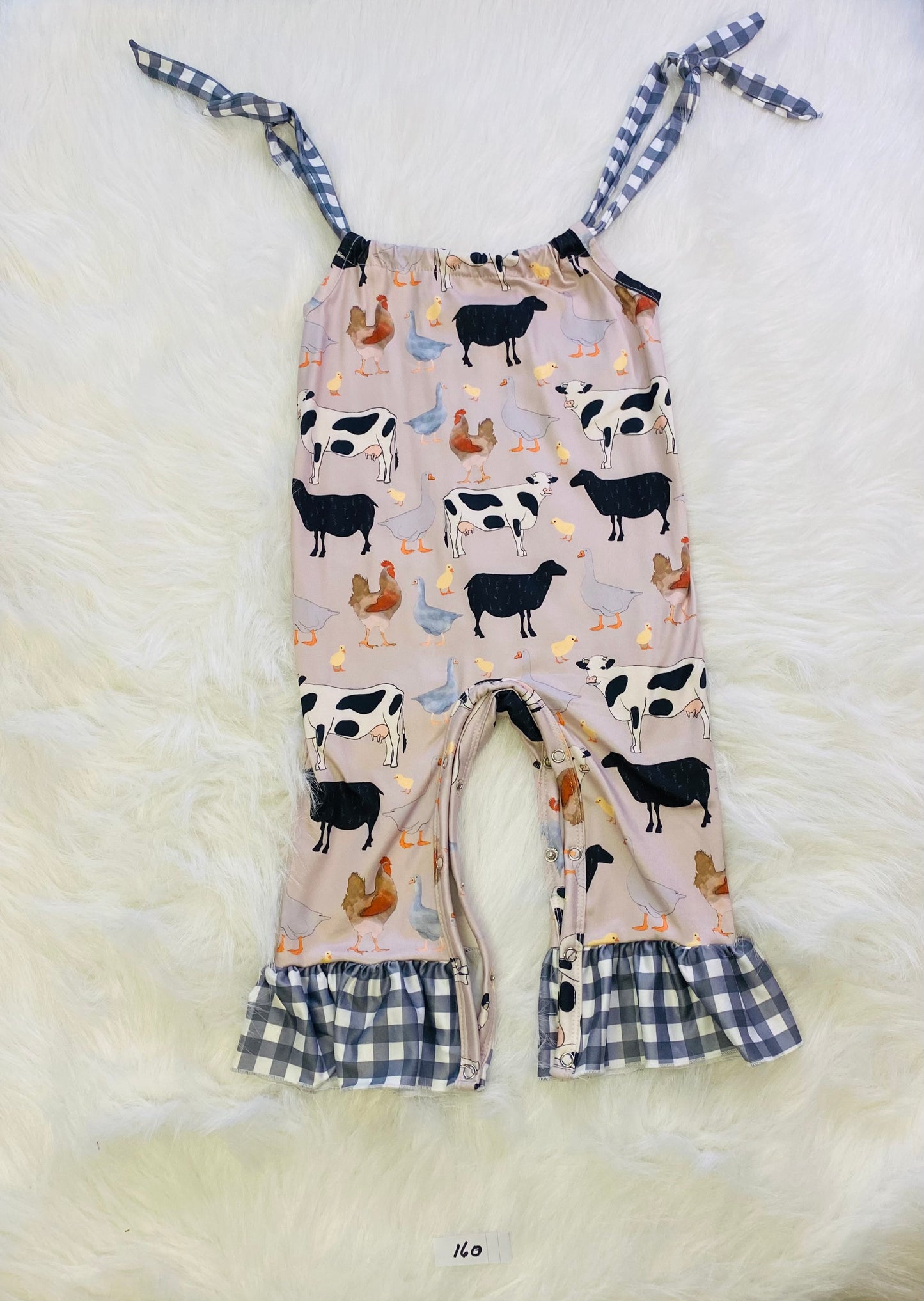 Item 160- Cow Romper