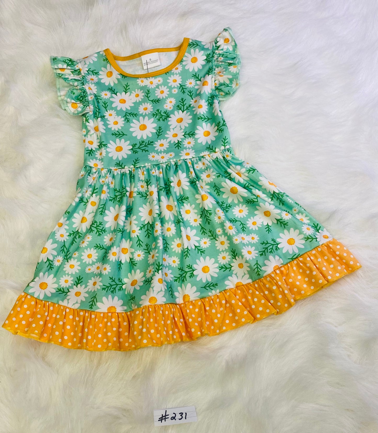 Item 231 Green/yellow Daisy