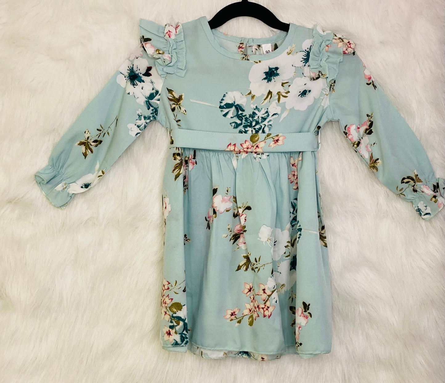 Item 235- Teal Flower Dress