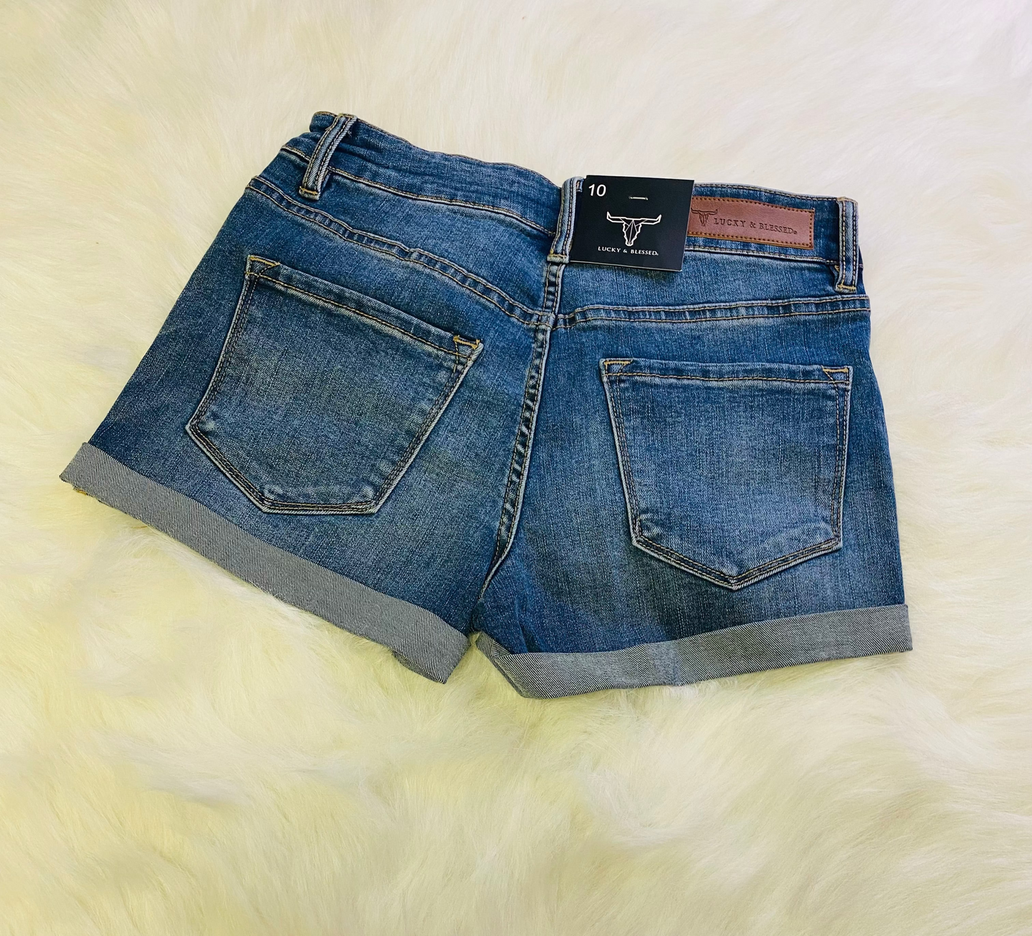 311- High Rise Denim Shorts