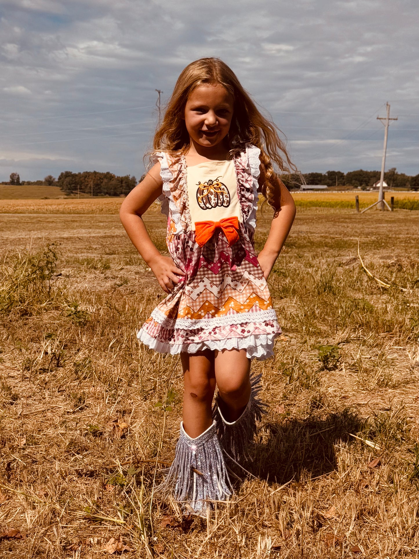 590 - Patch Work Pumpkin