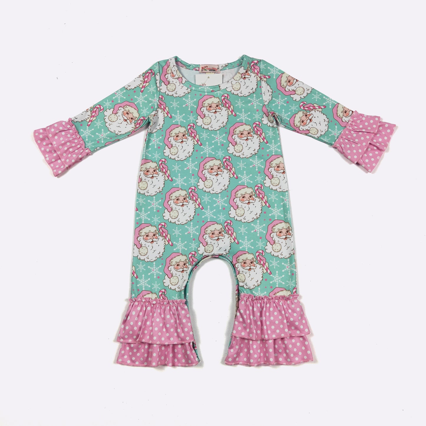 450 Aqua Noel Romper