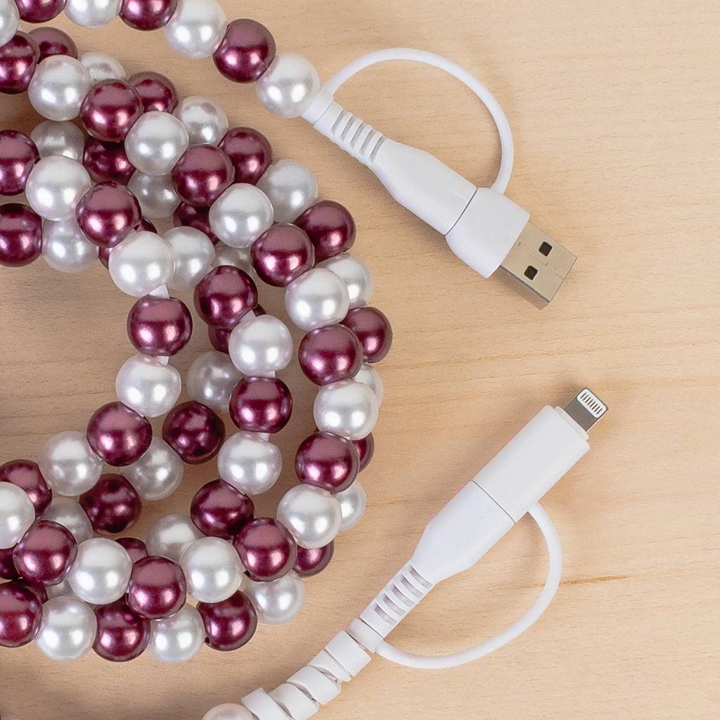 4-in-1 Extra Long Beaded Charging Cable