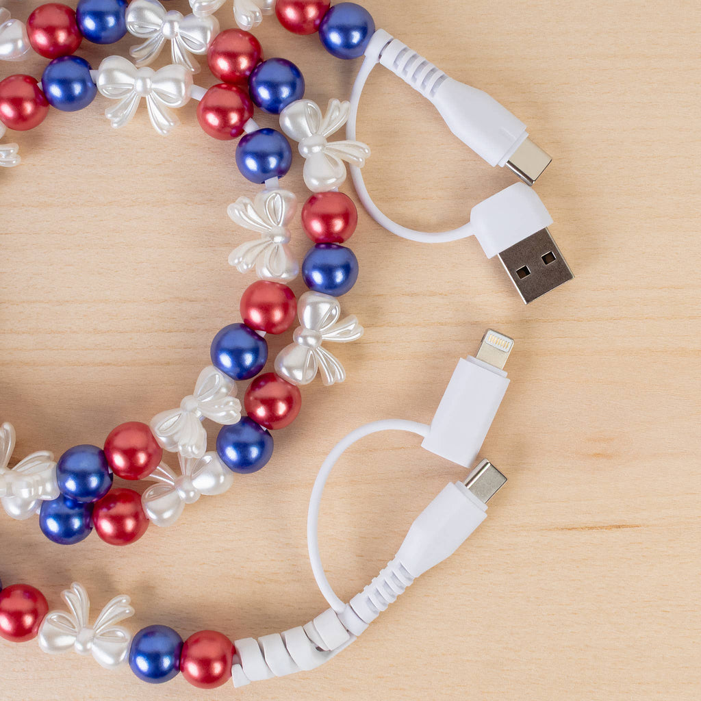4-in-1 Beaded Charging Cable