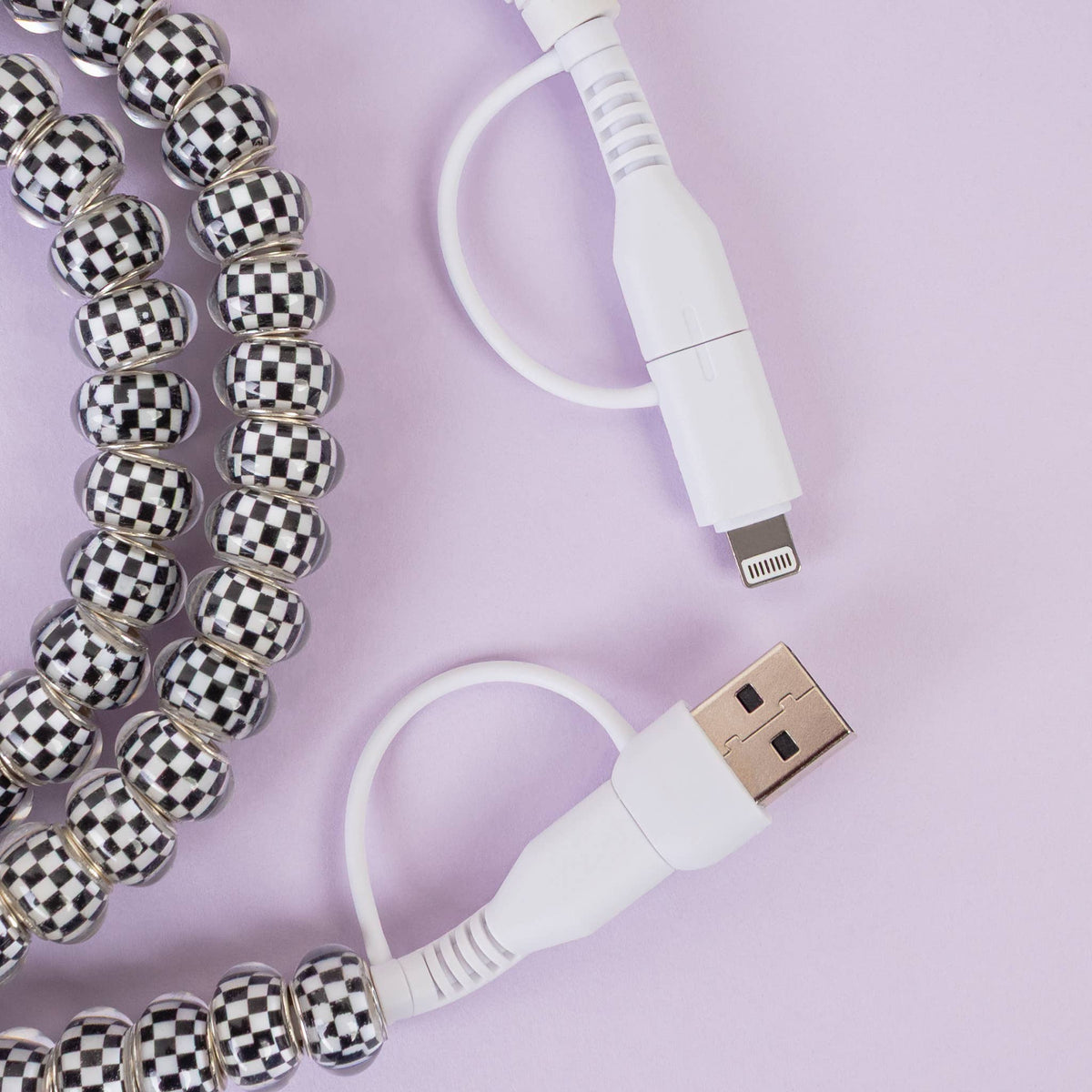 4-in-1 Beaded Charging Cable