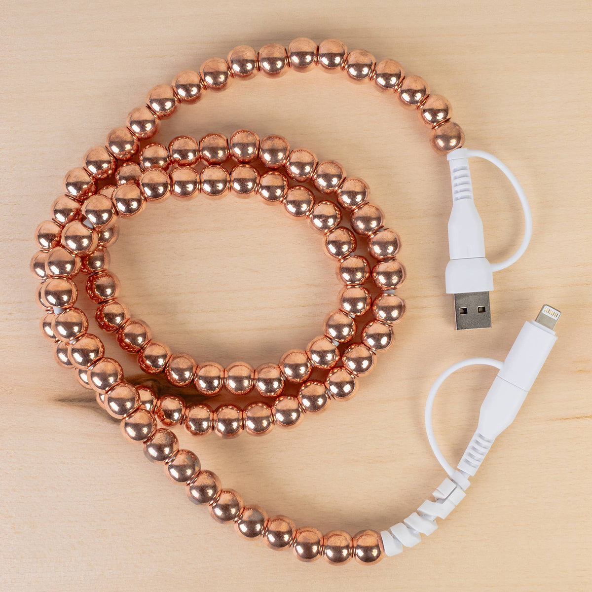 4-in-1 Beaded Charging Cable