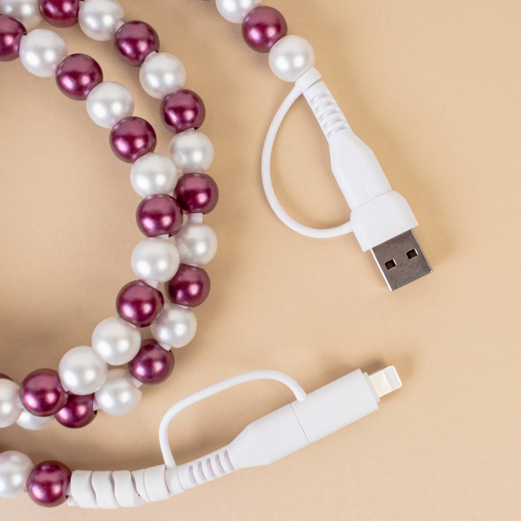 4-in-1 Beaded Charging Cable