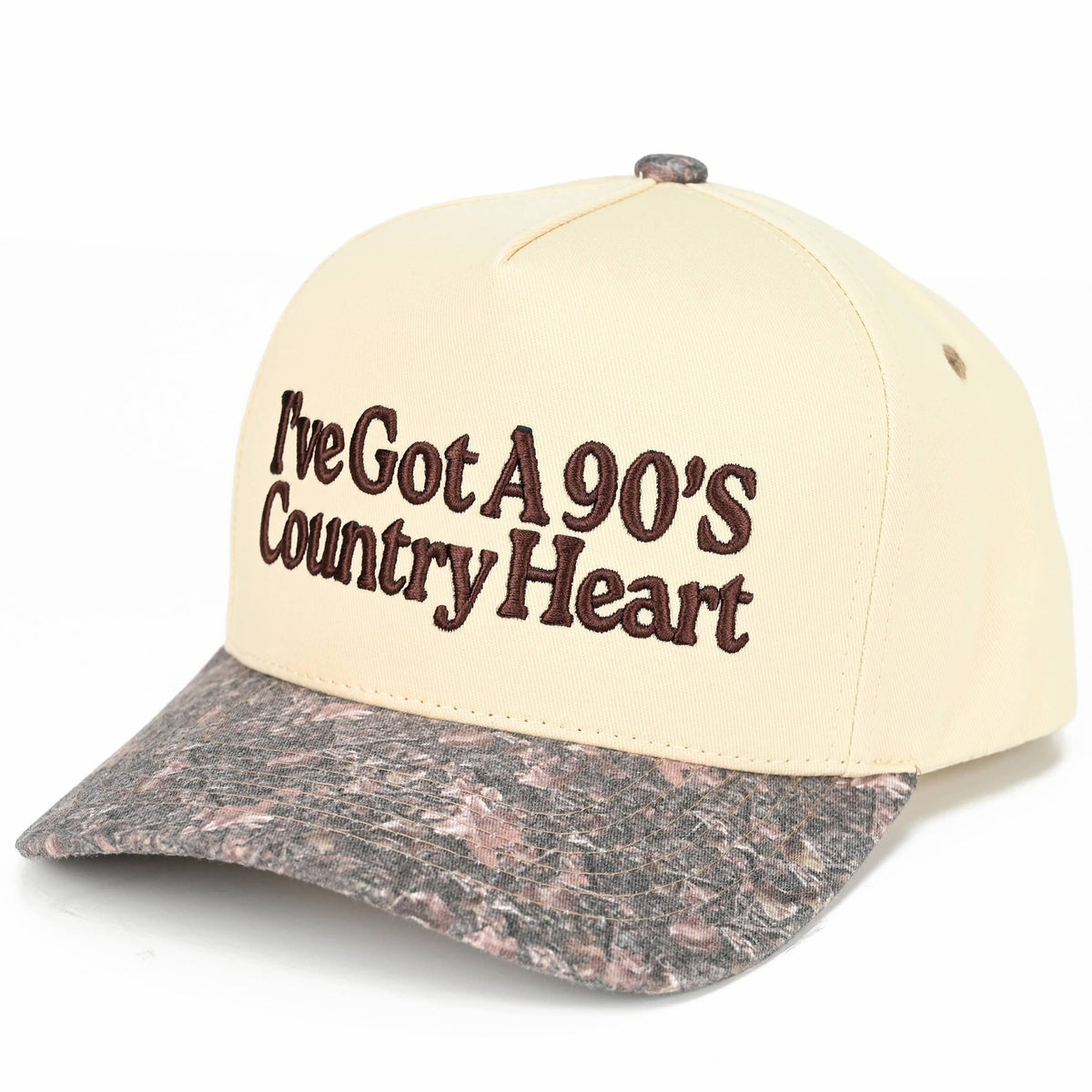 C.C I'VE GOT A 90'S COUNTRY HEART Two Tone Trucker Hat
