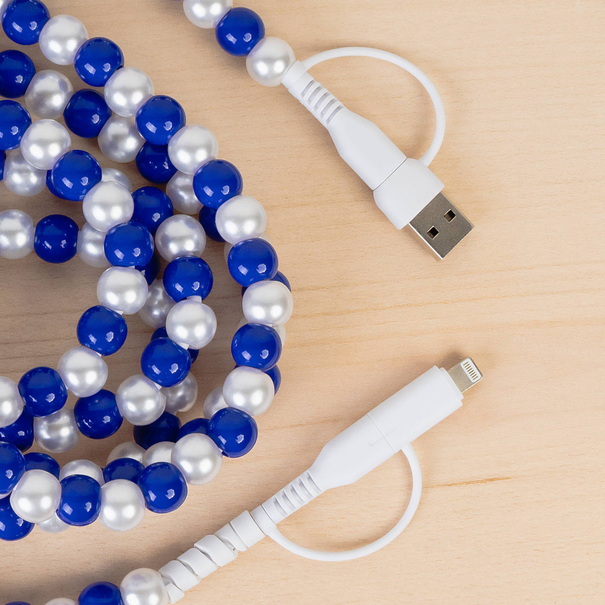 4-in-1 Extra Long Beaded Charging Cable