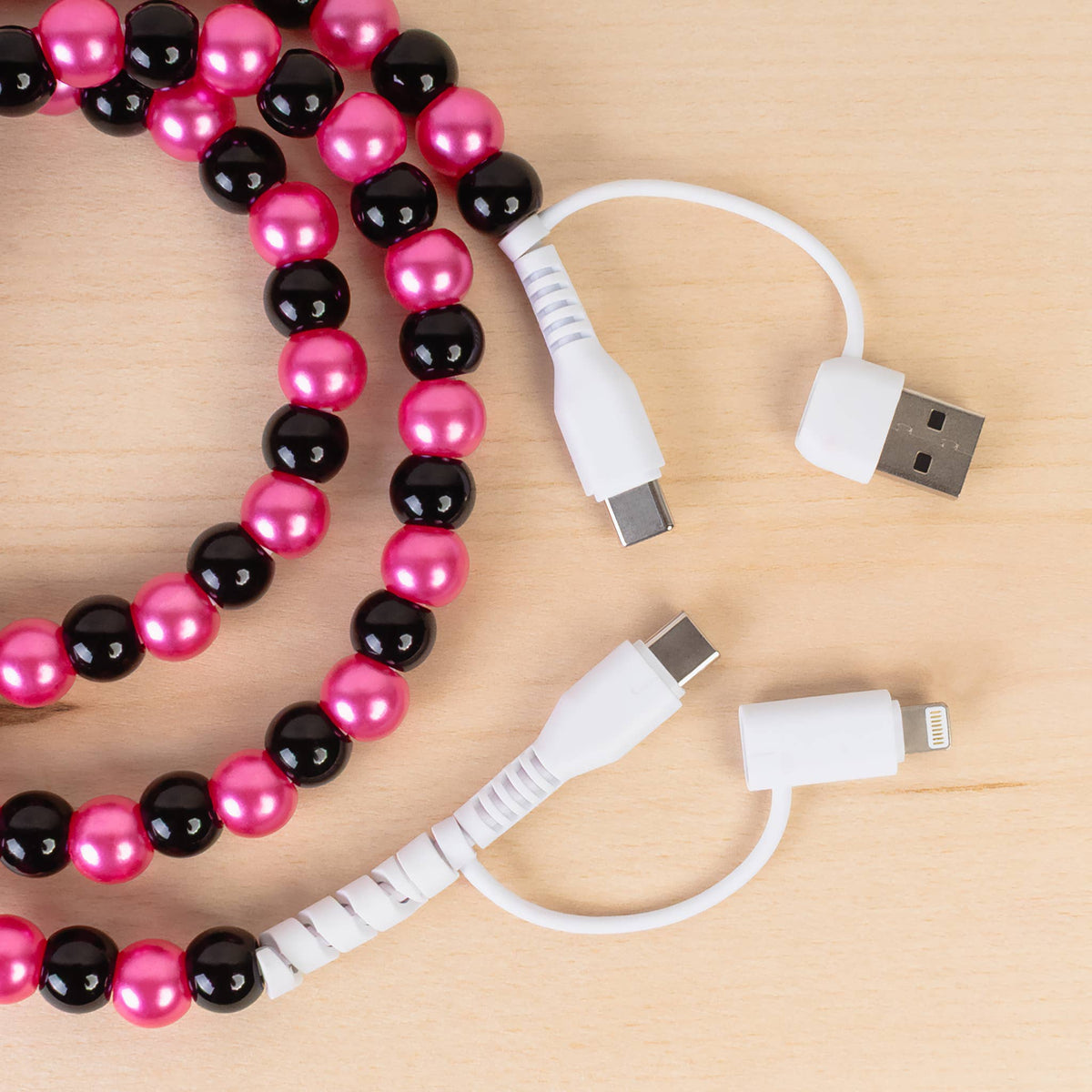 4-in-1 Beaded Charging Cable