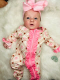 569 Romper Pink Ribbon