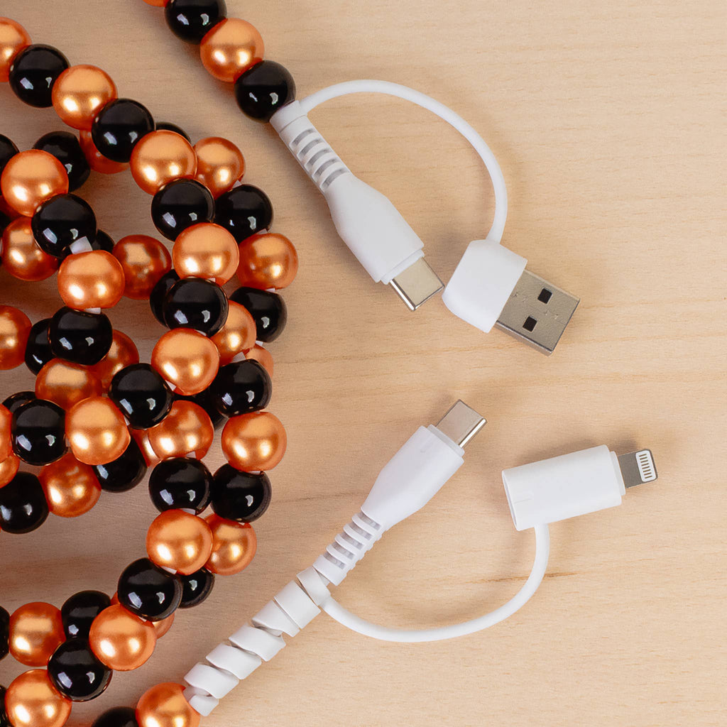 4-in-1 Extra Long Beaded Charging Cable