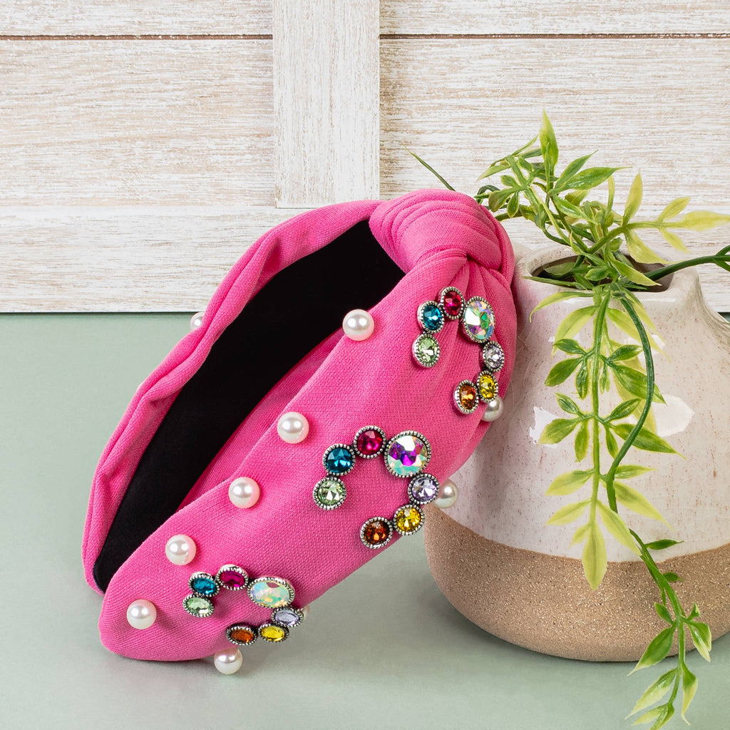 Crystal Squash Blossom Headband