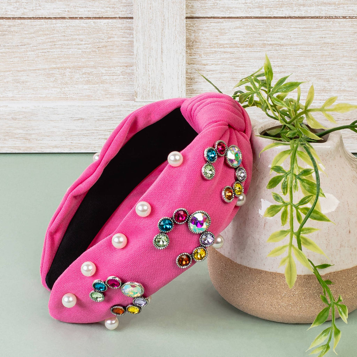 Crystal Squash Blossom Headband