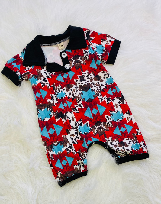 219- Cow Print Aztec
