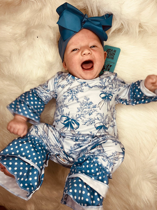 615 Blue Ribbon Romper