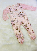 Item 171- Checkered pink flowers
