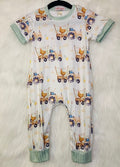 398 Chicken and Tractor Onesie