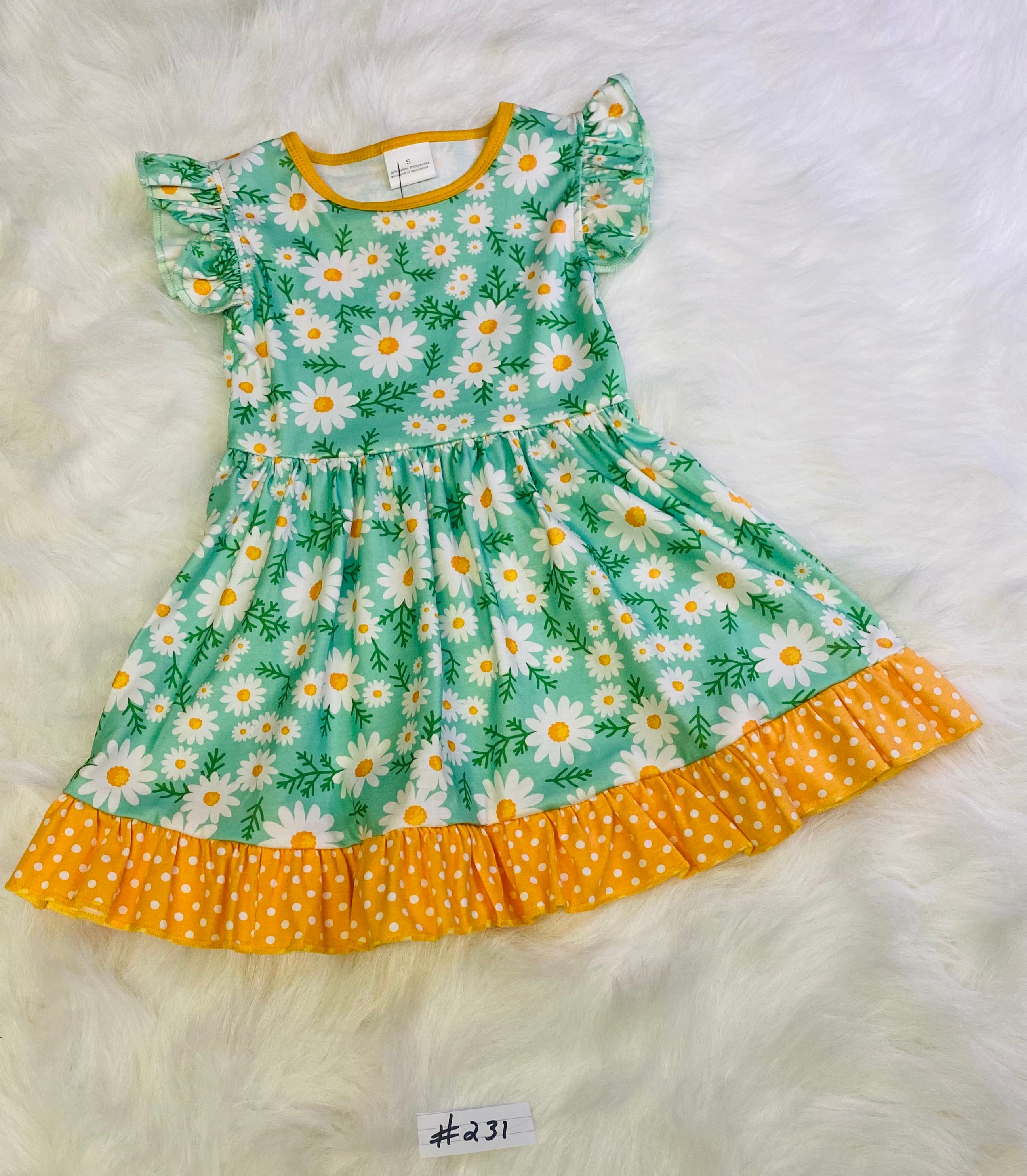 Item 231 Green/yellow Daisy