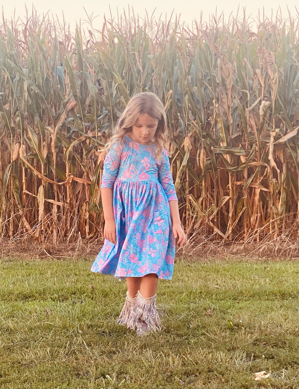 885 Garden Giggles Twirl Dress
