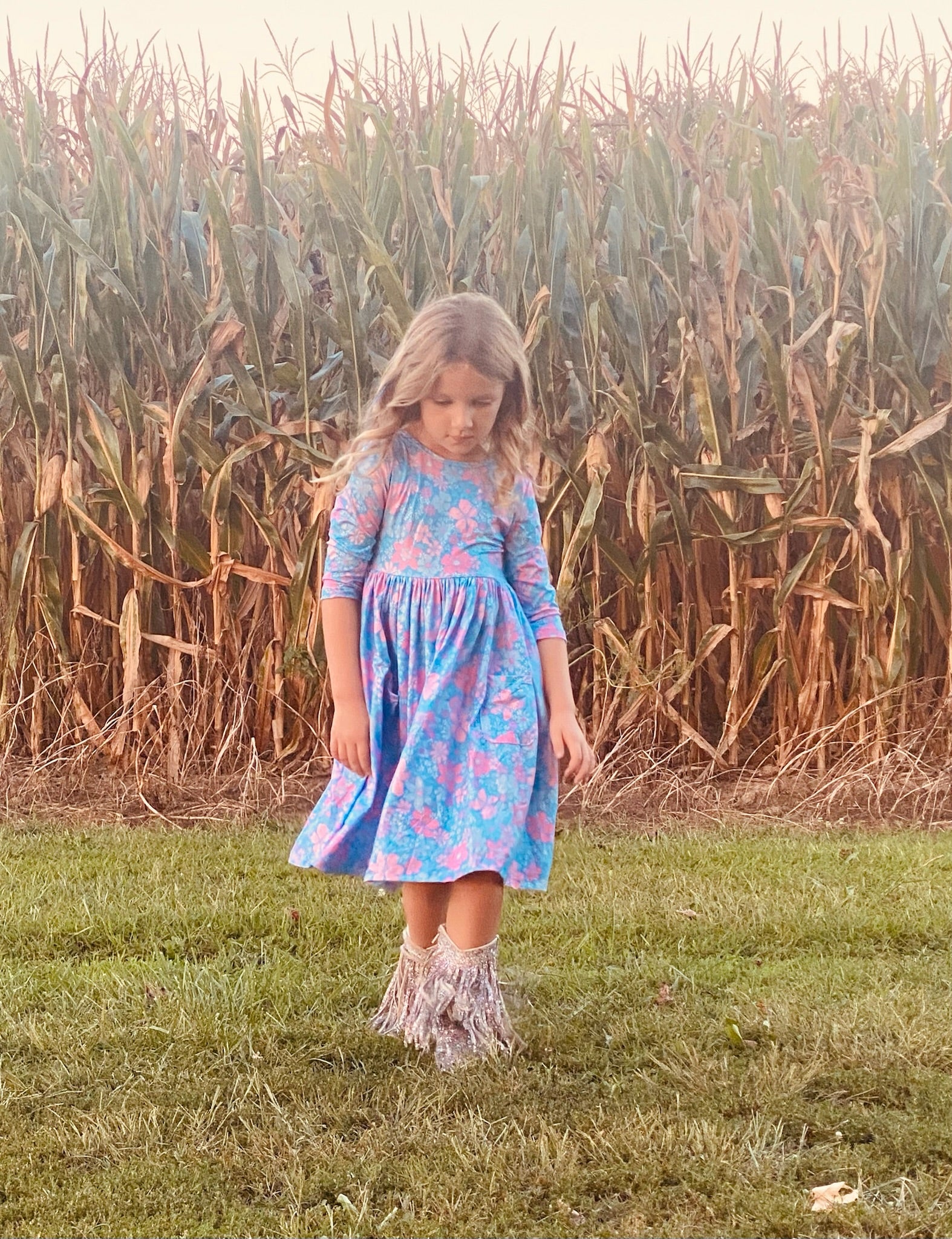 885 Garden Giggles Twirl Dress
