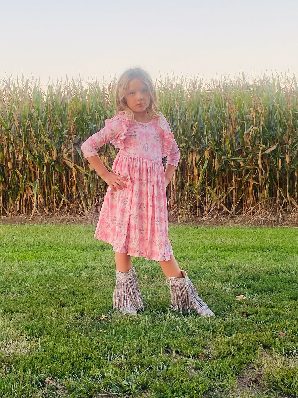 884 Heirloom Garden Twirl Dress
