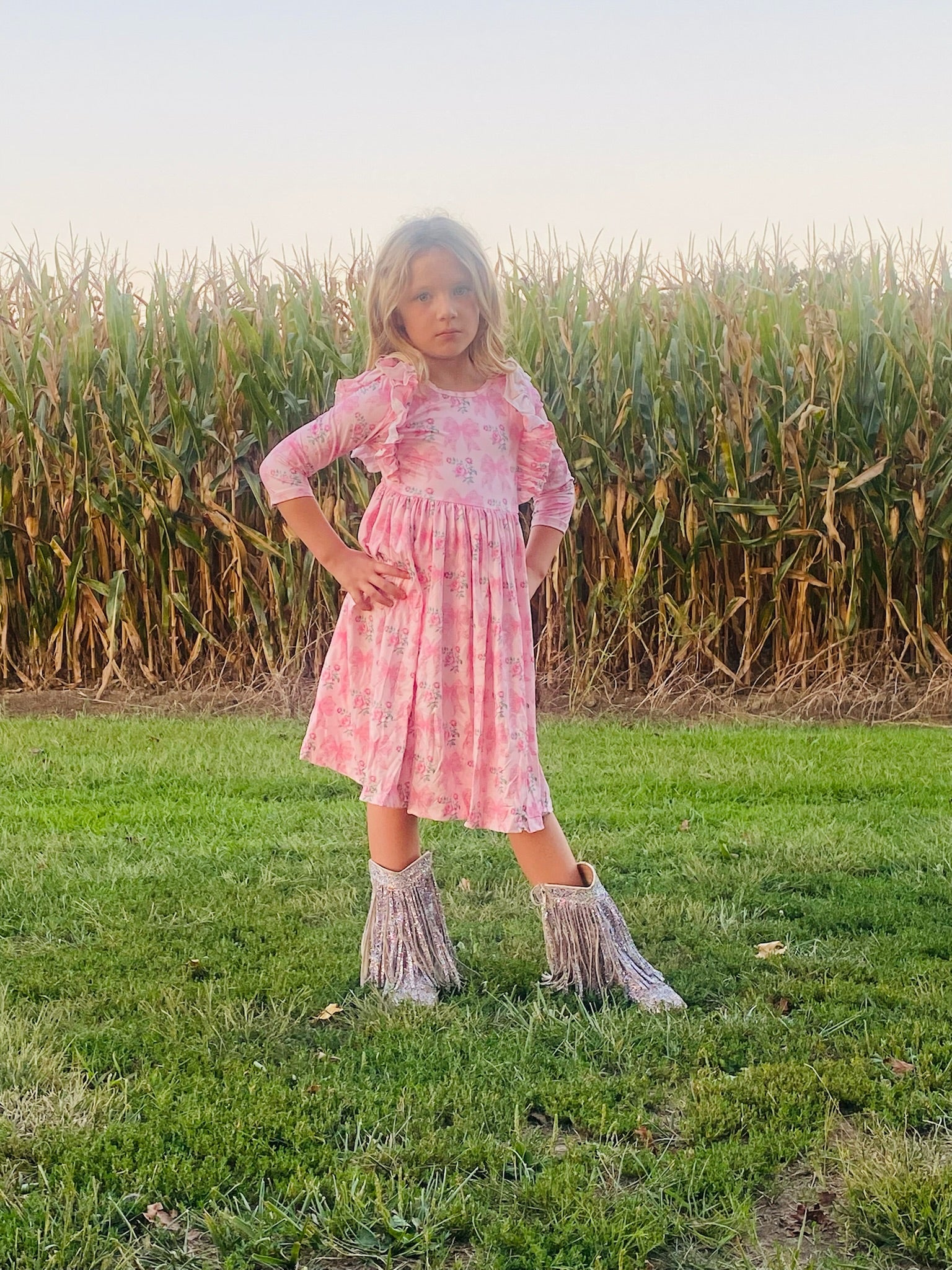 884 Heirloom Garden Twirl Dress