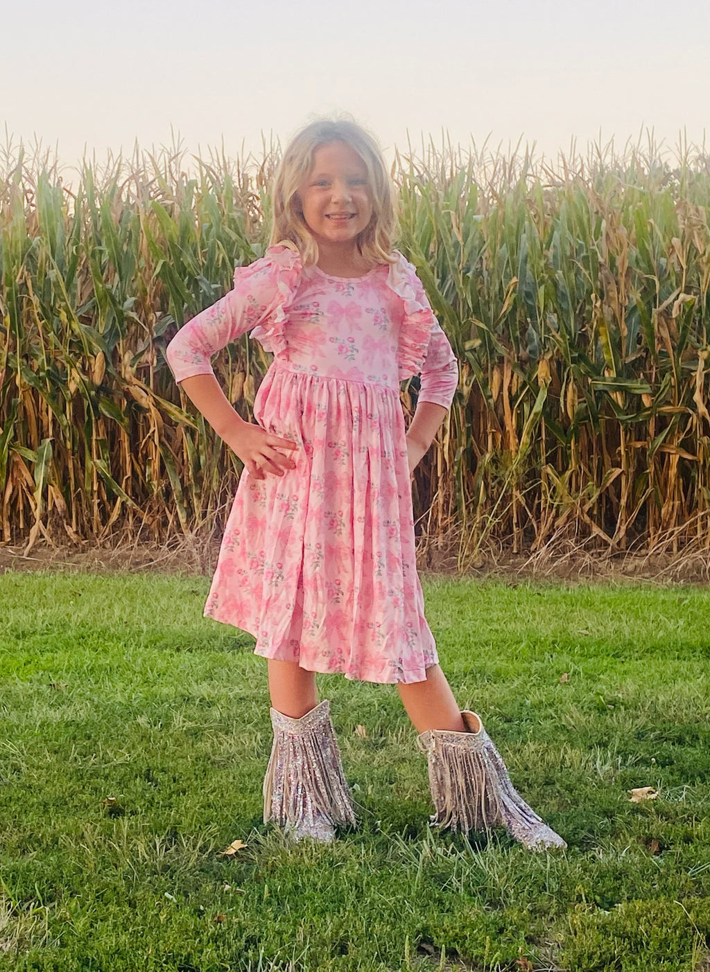 884 Heirloom Garden Twirl Dress