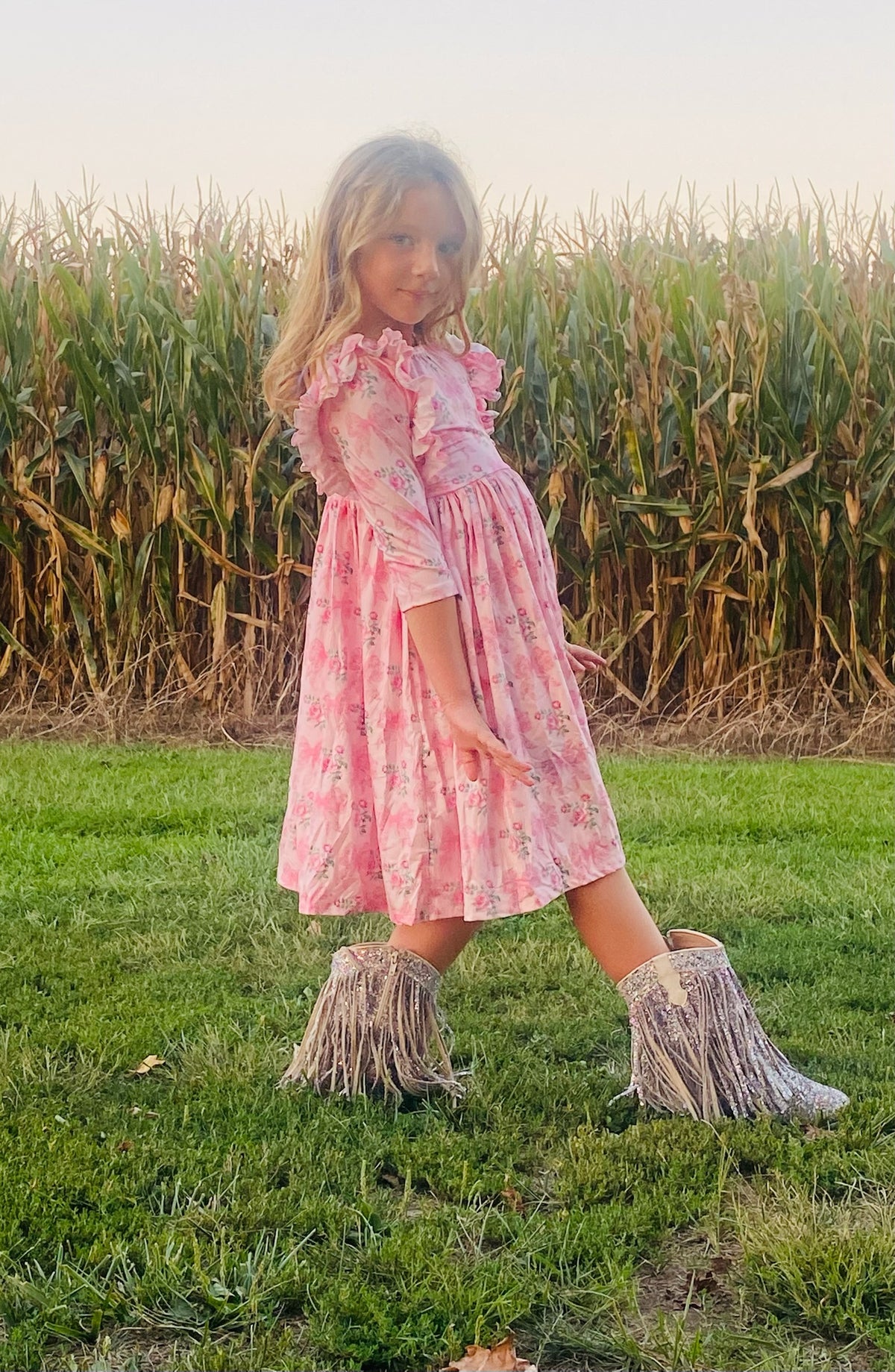 884 Heirloom Garden Twirl Dress