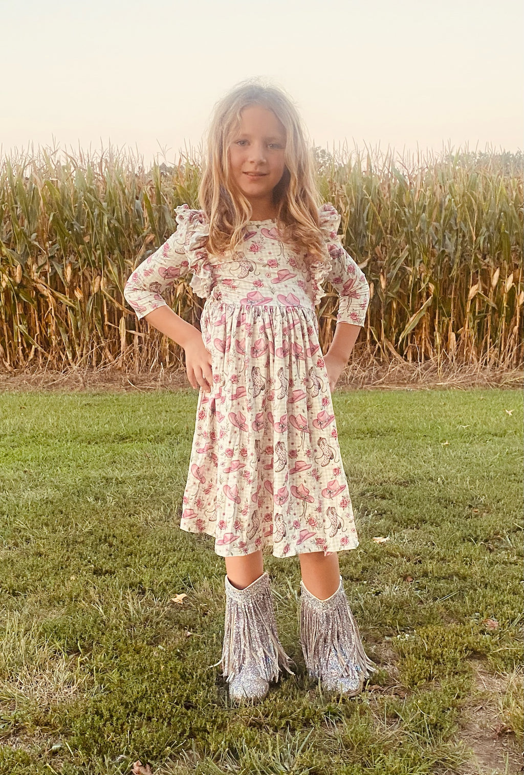 887 Cowgirl Cutie Twirl Dress
