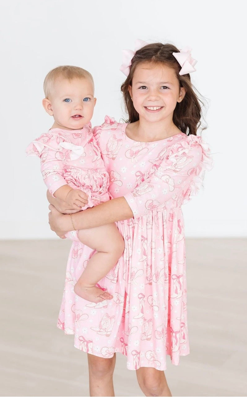 554B- Pink Boots and Bows
