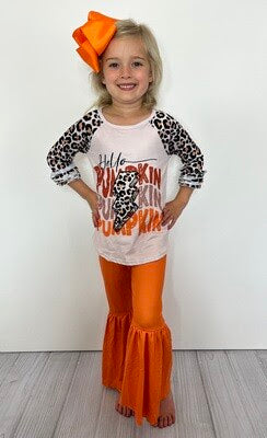 Item 286 "Hello Pumpkin"Bell Set