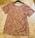 1205-10-25 Brown Paisley Top