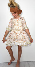 900 Sage Woodlands Girls Dress