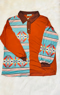 899 Longe Sleeve Aztec Shirt