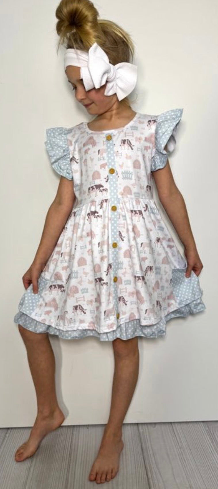 903 Barnyard Blue Dress