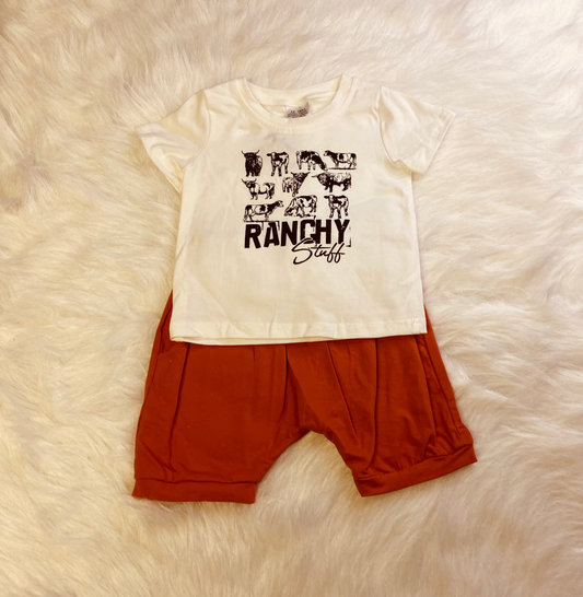 384- Ranchy Stuff Short Set