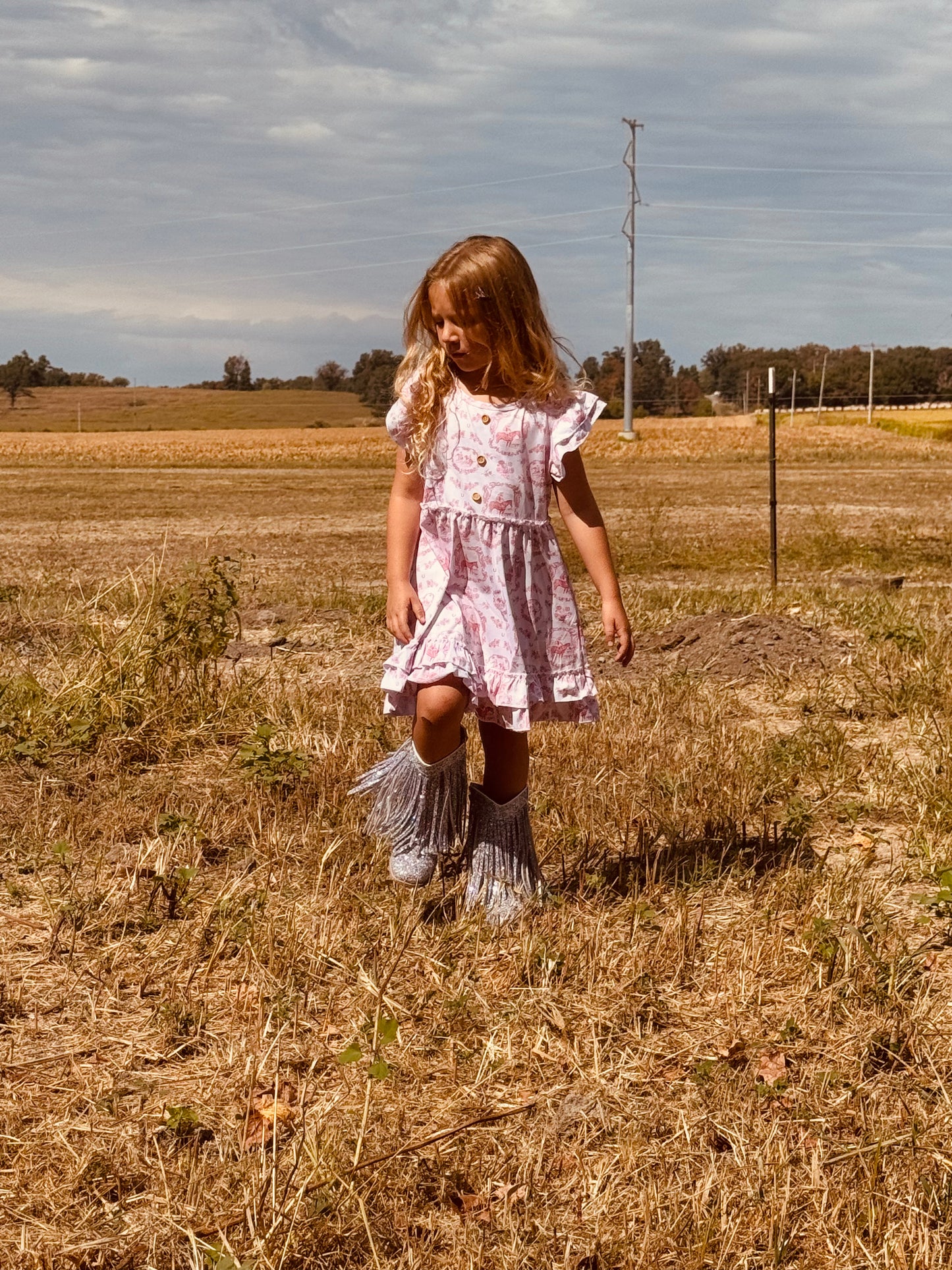 648 Ride Ruffle Dress