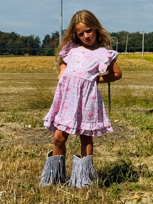 648 Ride Ruffle Dress