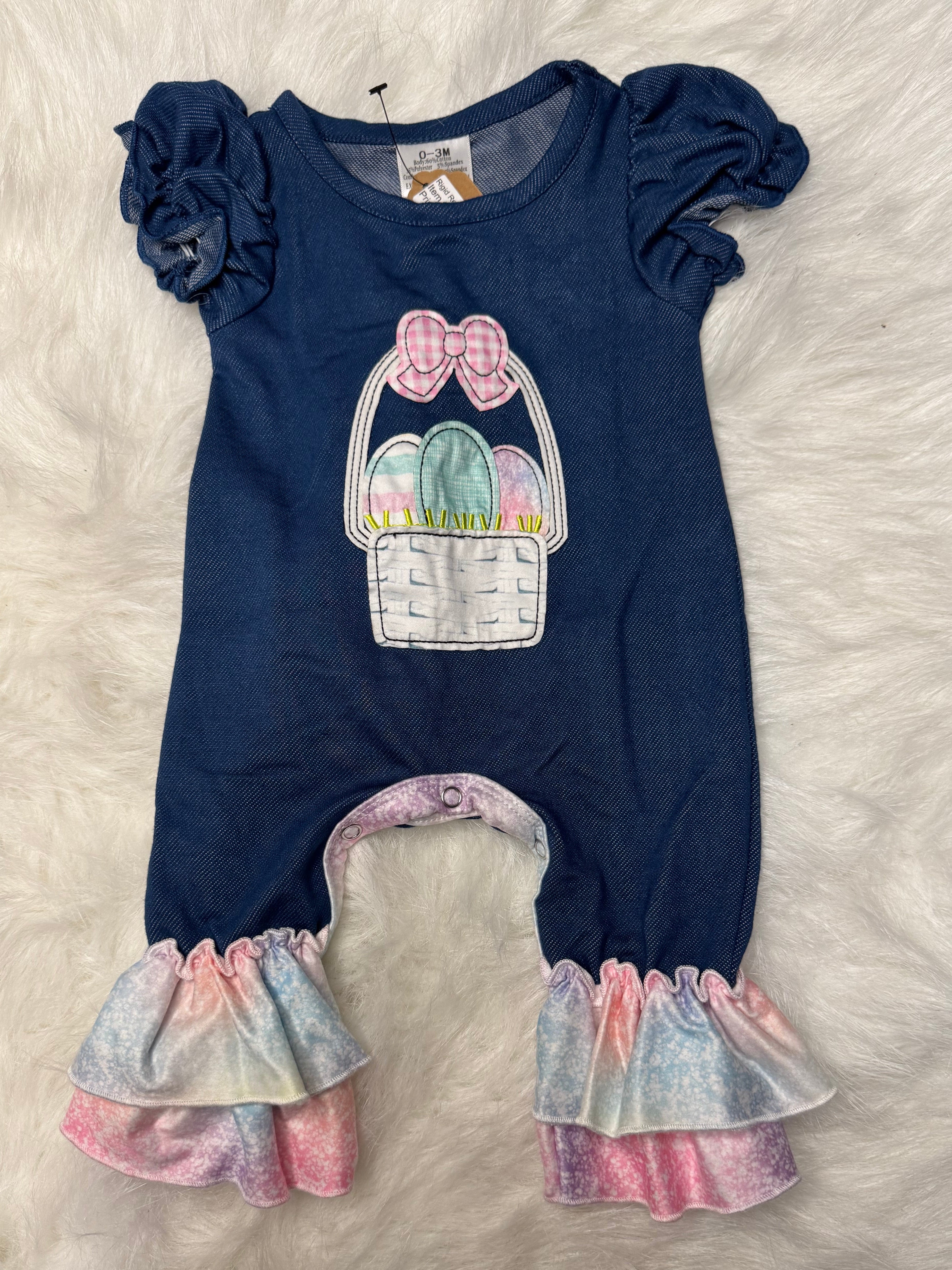 153 Pastel Basket Onesie