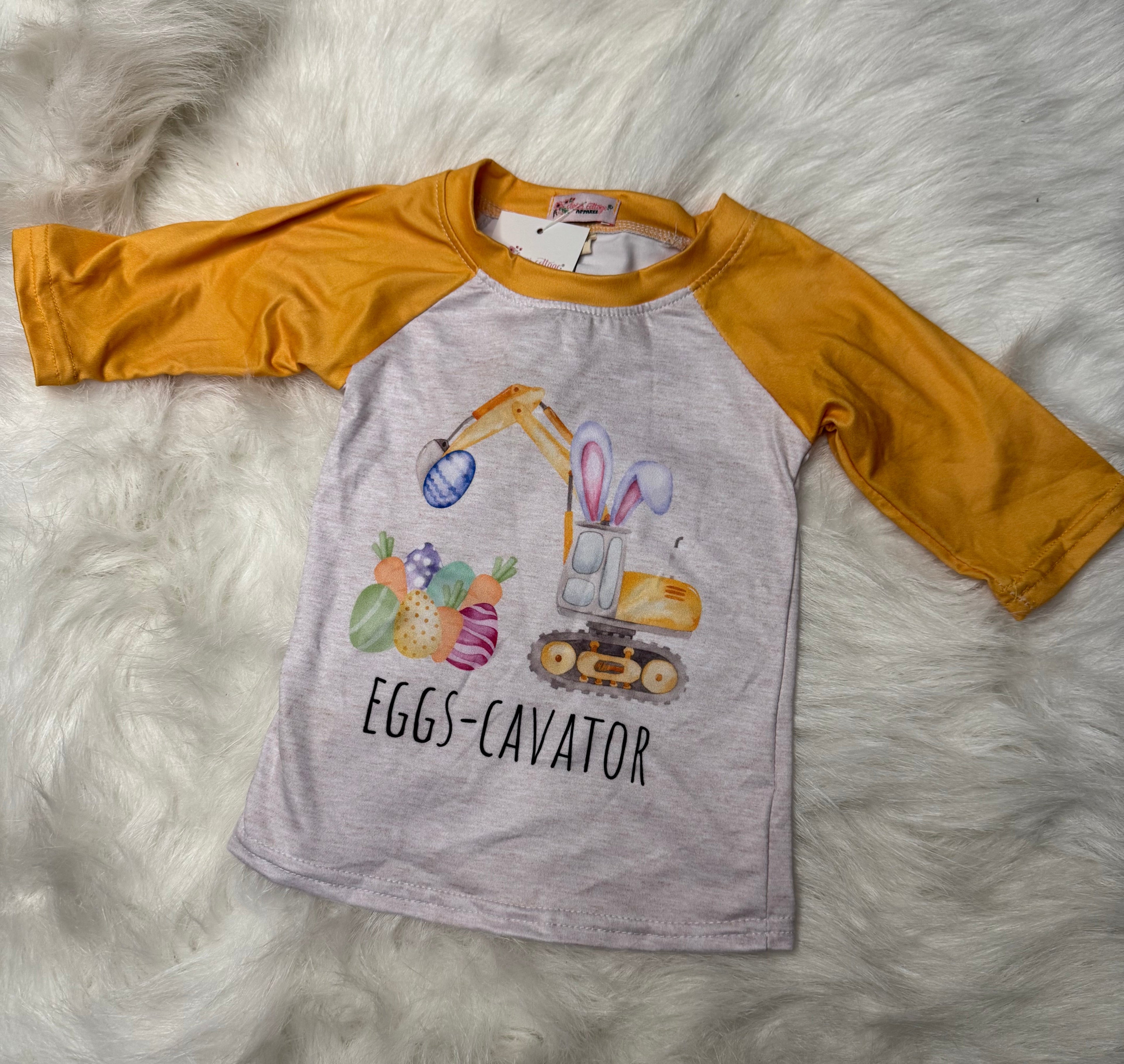 392 Eggs-cavator Long Sleeve Tee