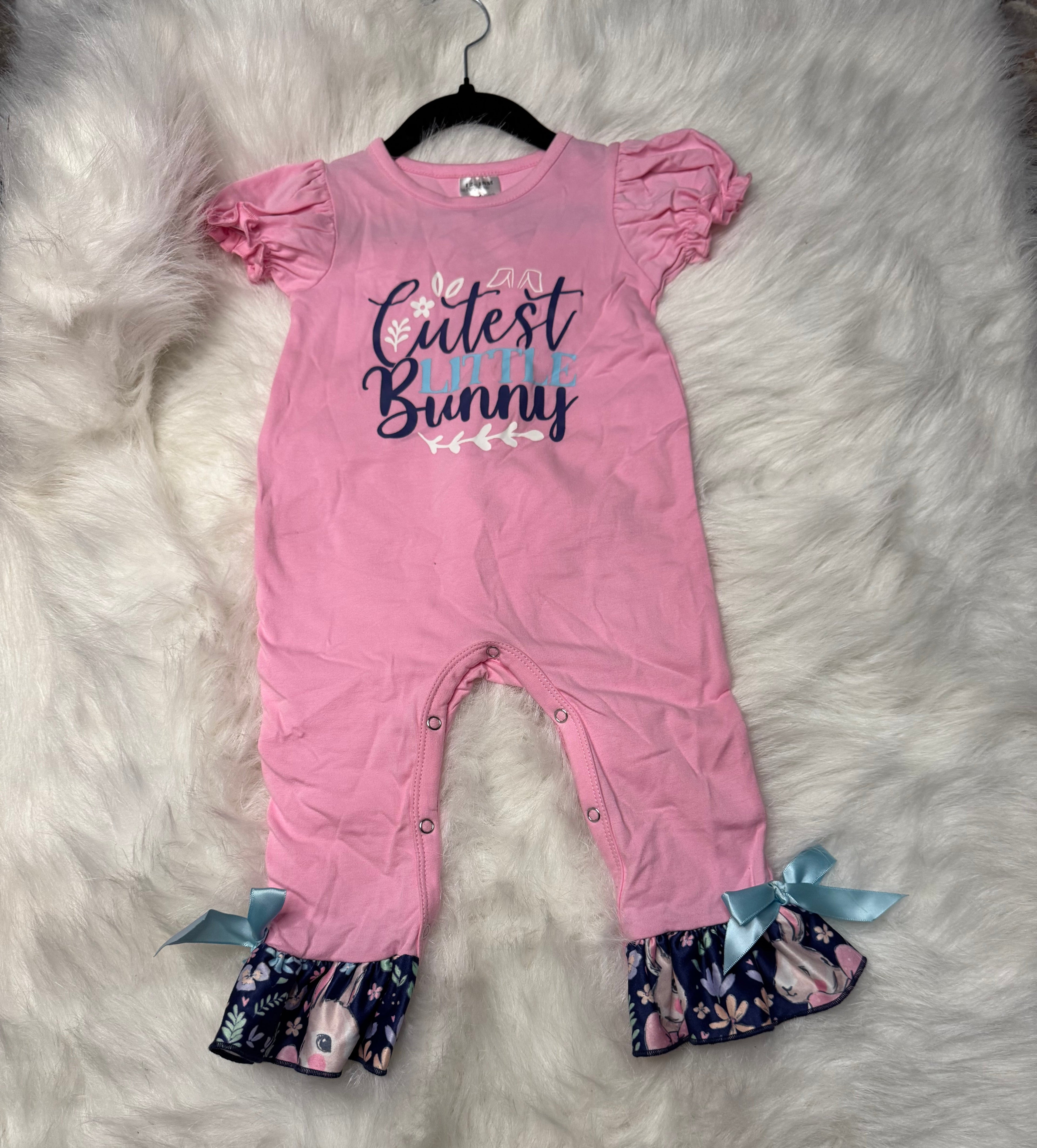 152 Cutest little Bunny Ruffle Onesie