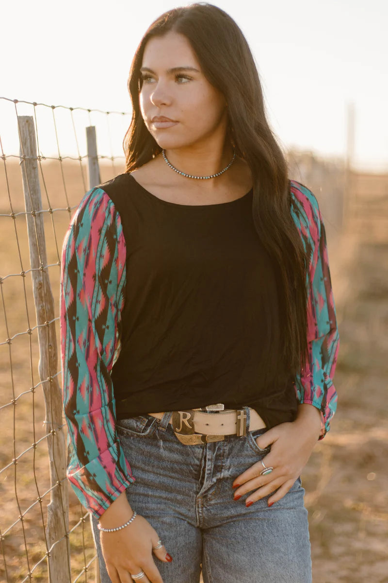 691- 90's Neon Mesh Sleeve