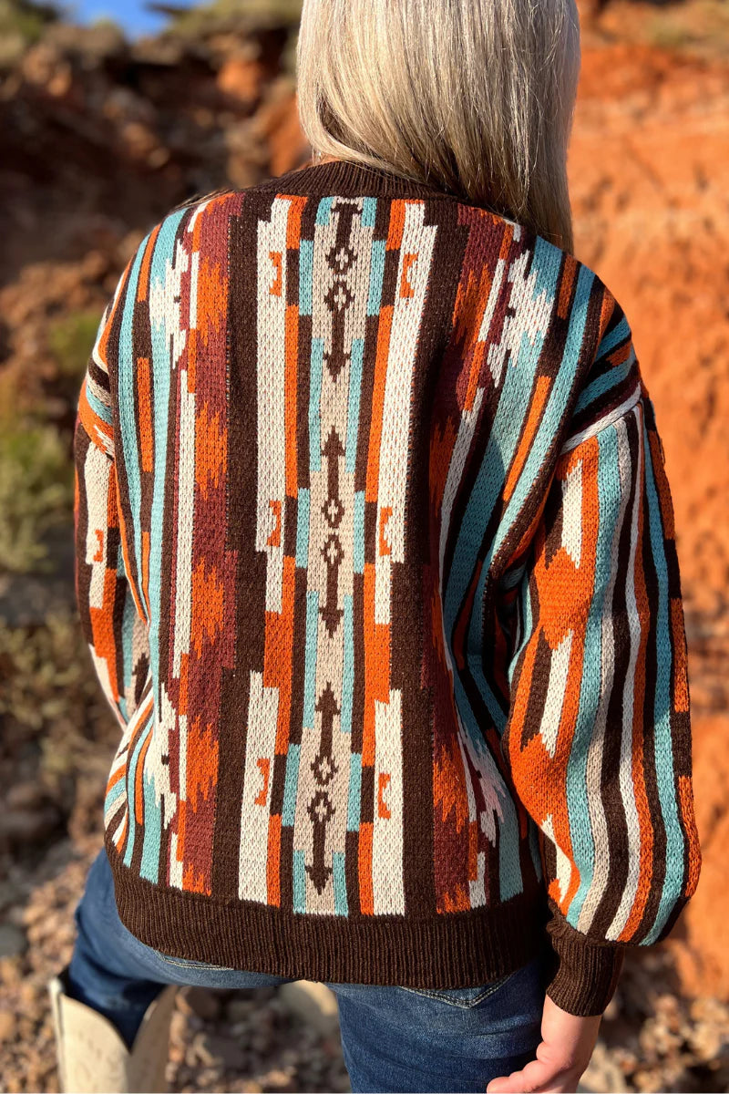 696- Drive Down Main Knit Sweater