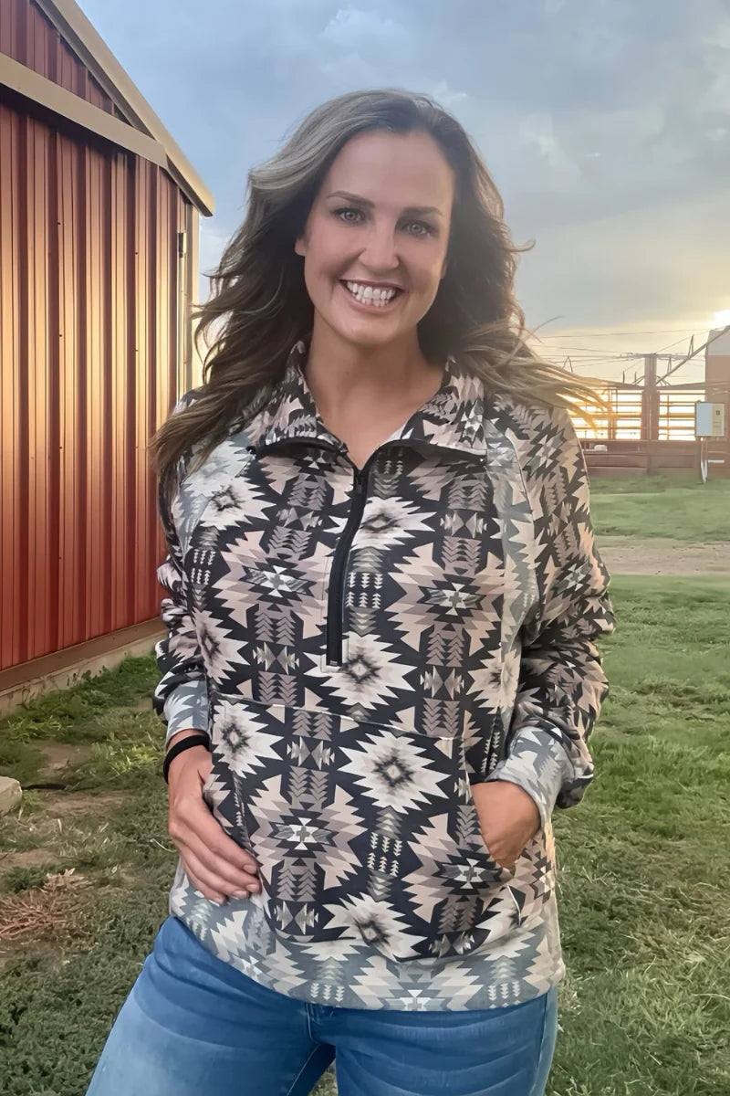 731  SK Aztec Pullover